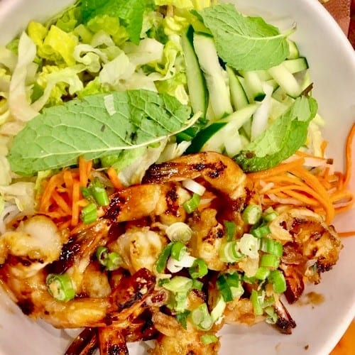 Bun Tom Nuong (Shrimp).