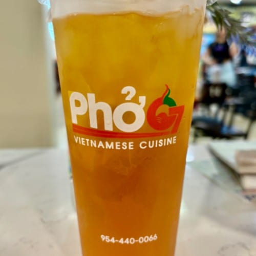 Passion Fruit Tea.