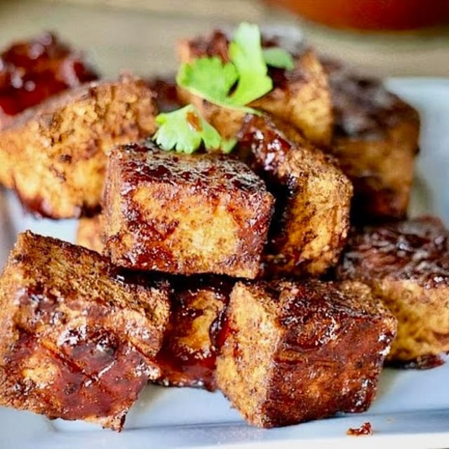 Dau Hu Nuong (Grilled tofu).
